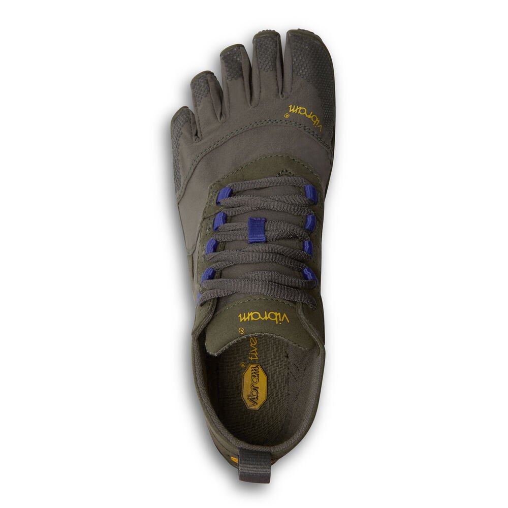 Vibram Five Fingers Womens V-Trek - Trail Shoes Olive/Purple - NTM493028